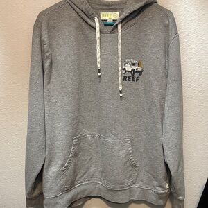 Reef Heather Gray Men's Hoodie XL